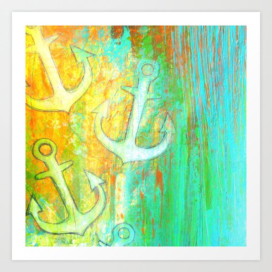 Anchors Aweigh Art Print