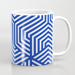 Egyptian blue - blue - Minimal Vector Seamless Pattern Coffee Mug | Seamless, Pretty, Best, Cool, Graphicdesign, Modern, Feminine, Minimal, Retro, Vector 