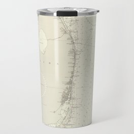 Vintage Map Print - Admiralty Chart No 2866 Cape Kennedy to Key West, 1961 Travel Mug