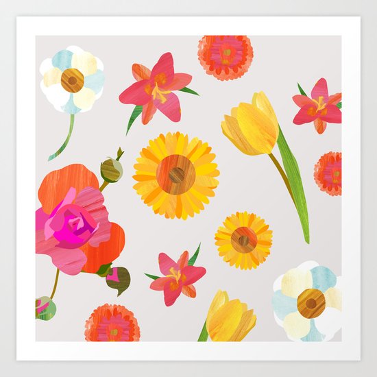 My Favorite Flowers Art Print
