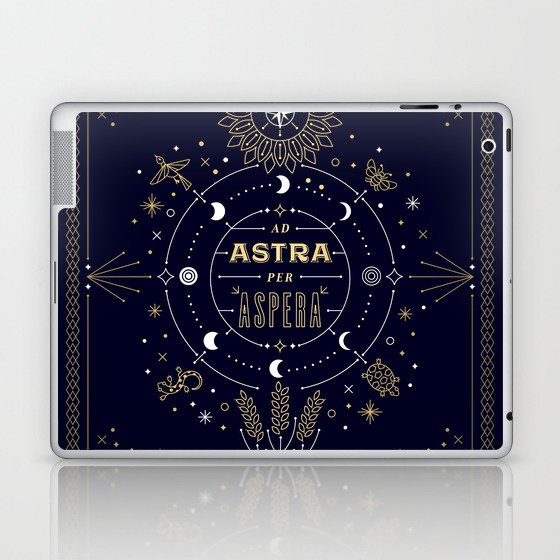 Ad Astra Per Aspera Laptop & iPad Skin