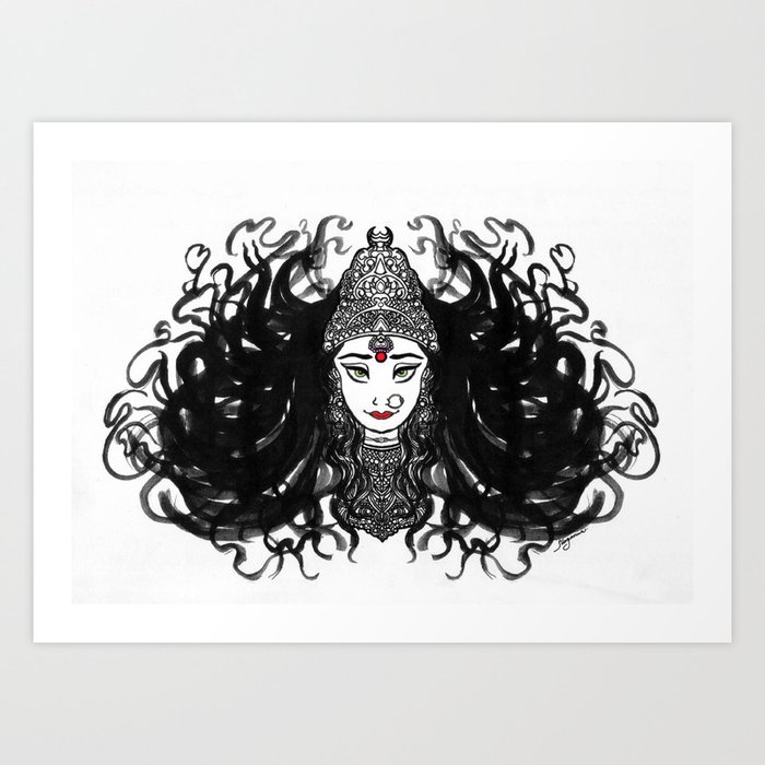 Devi Art Print by salazarhawn | Society6