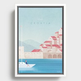 Croatia Framed Canvas