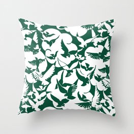 Birds pattern Throw Pillow