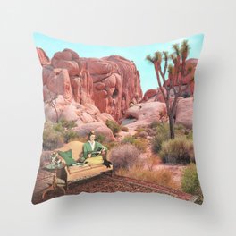 Desert Leisure Throw Pillow