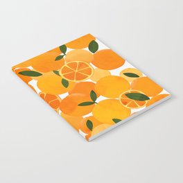 mediterranean oranges still life  Notebook | Watercolor, Pattern, Botanical, Food, Fresh, Orange, Curated, Eat, Summer, Tropical 