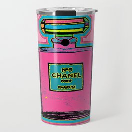 Parfum Pop Art Bottle Travel Mug