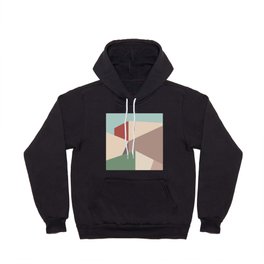 Art, architecture background with geometric art  Hoody