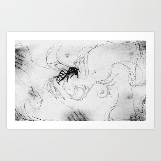 B33-DR34M5 (Bee Dreams) Art Print
