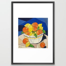 Orange&Lemon Framed Art Print