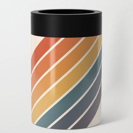 Arida -  70s Summer Style Retro Stripes Can Cooler
