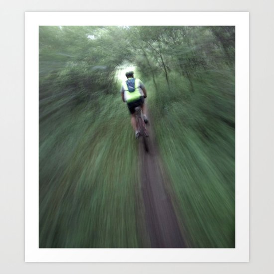 Singletrack Art Print