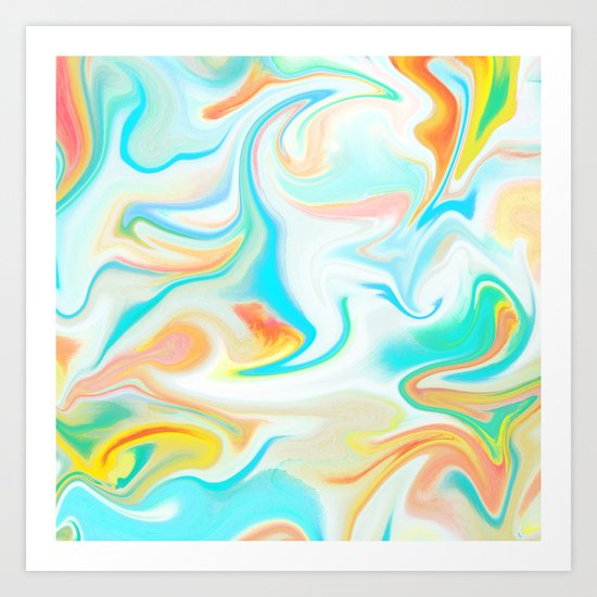 Liquid 2 Art Print