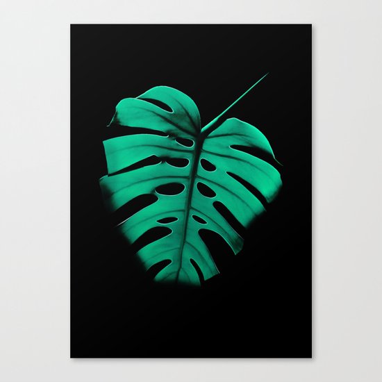 Monstera Portrait Canvas Print