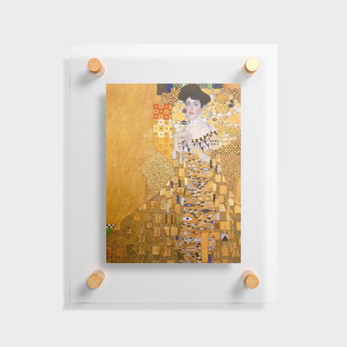 Gustav Klimt - The Woman in Gold Floating Acrylic Print