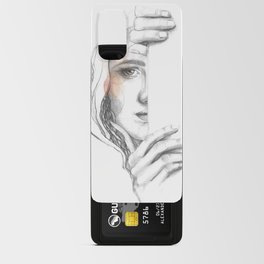 Something hides | Something behind | Woman behind Android Card Case