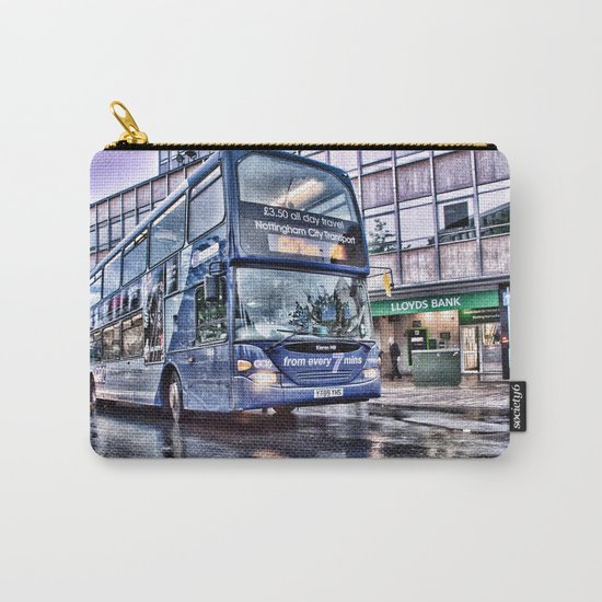 Navy Bus Carry-All Pouch