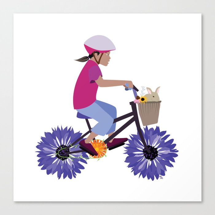 Summer Bike Ride Canvas Print