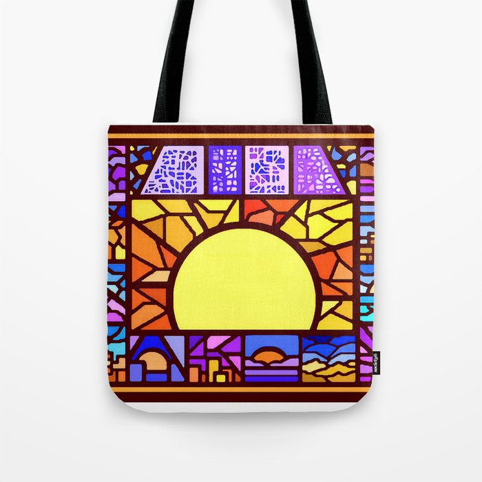 Mosaic Sun Tote Bag