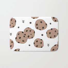 Chocolate chip cookie jar illustration pattern Badematte | Delicious, Candy, Cookies, Drawing, Sugar, Arrows, Kids, Pattern, Food, Cookie 