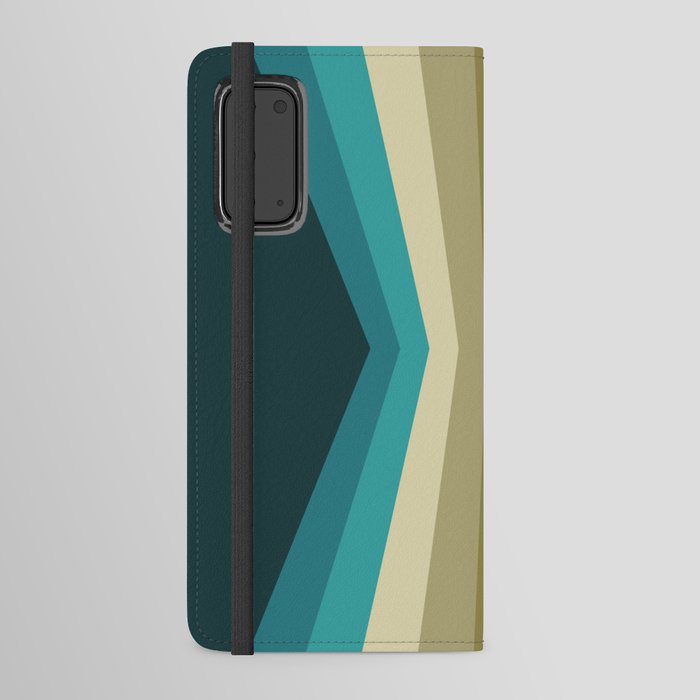 Rainbow reflection in retro style 4 Android Wallet Case