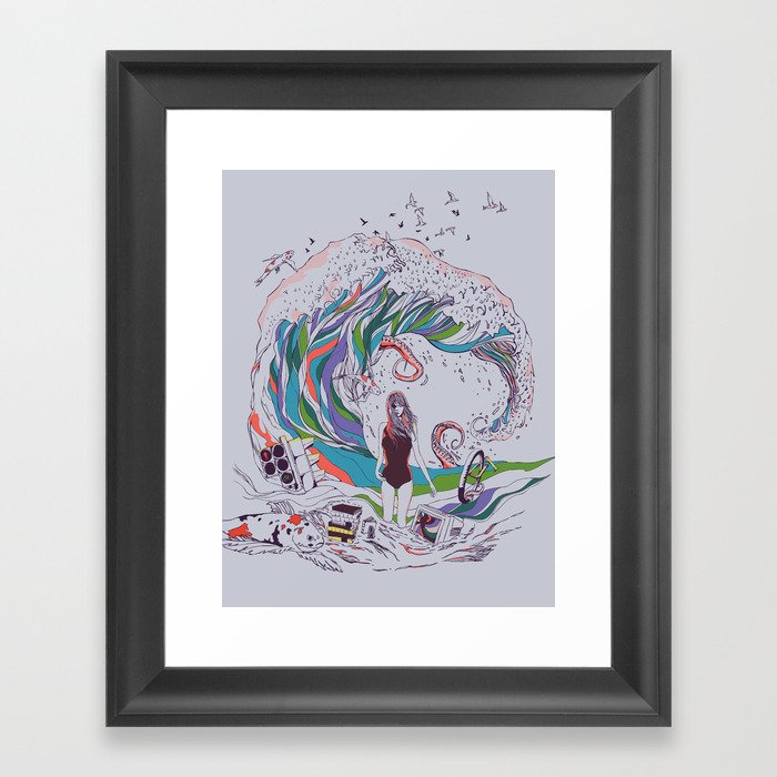 Ocean Myths Framed Art Print