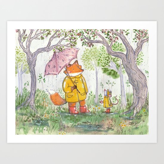 Spring afternoon Art Print