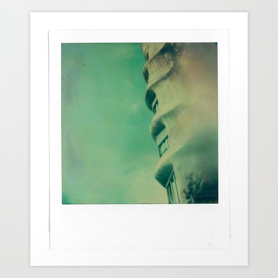 Gaudi and Barcelona Art Print