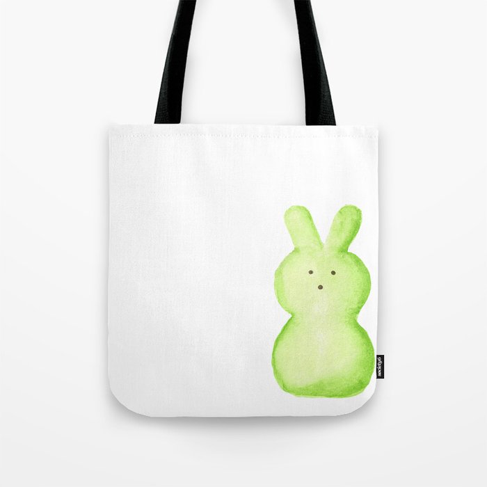 Green Bunny Tote Bag