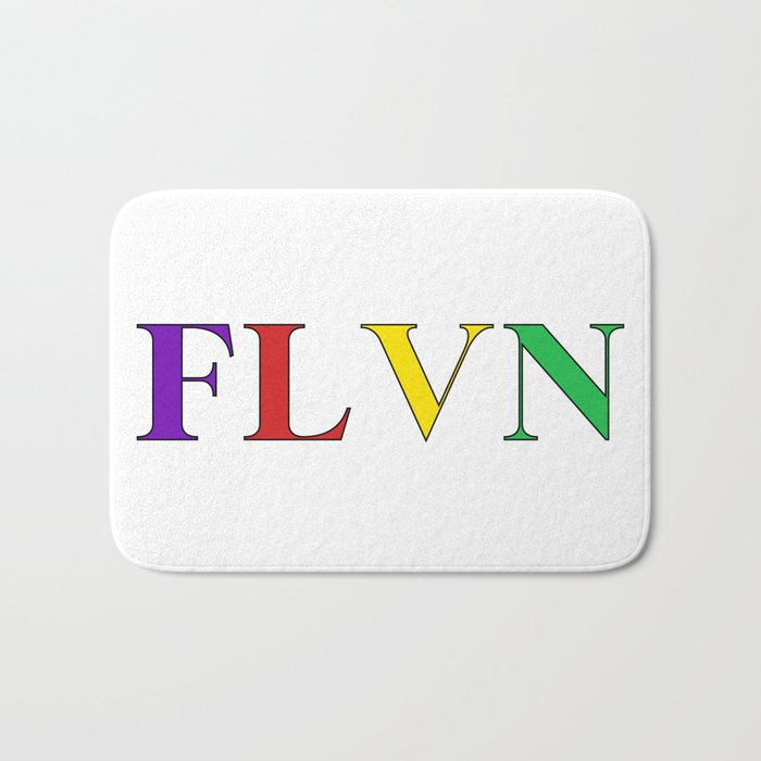 FLVN Multicoloured Bath Mat