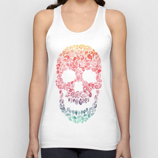 Death By Paisley Unisex Tank Top