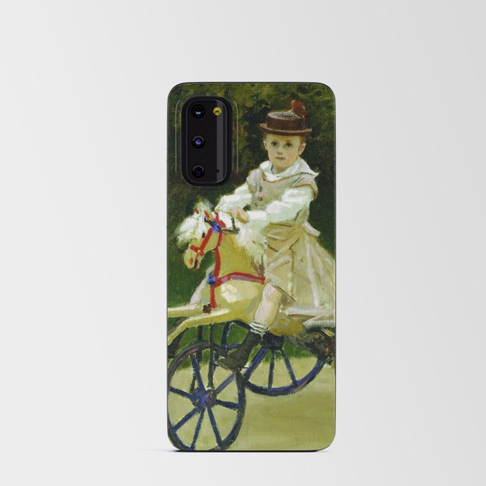 Jean Monet on his Hobby Horse_Claude Monet  French impressionist painter (1840-1926) Android Card Case