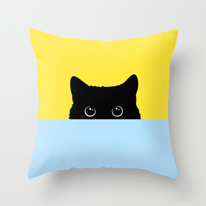 Kitty Throw Pillow