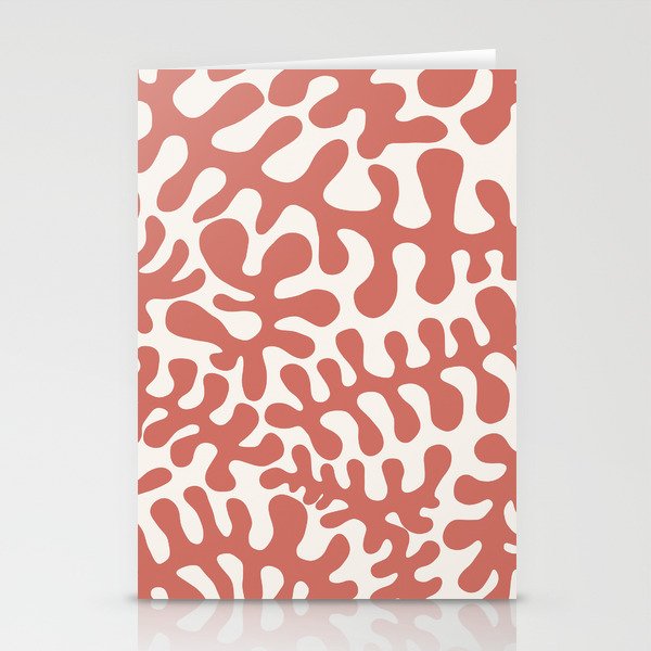 Henri Matisse cut outs seaweed plants pattern 9 Stationery Cards