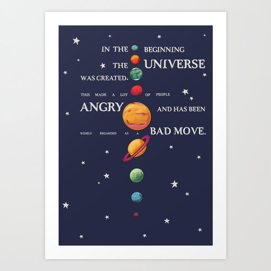In The Beginning Art Print