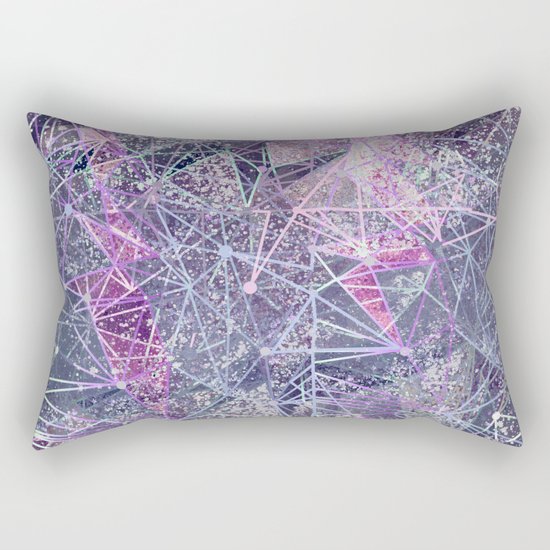 lilac space structure Rectangular Pillow