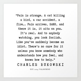 48 Charles Bukowski Quotes 190630 Art Print By
