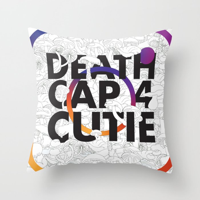 DeathCap4Cutie Official Throw Pillow