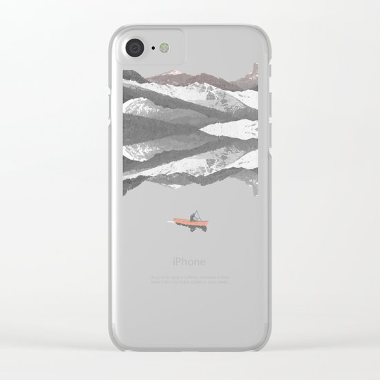 No River Wide Enough Clear iPhone Case
