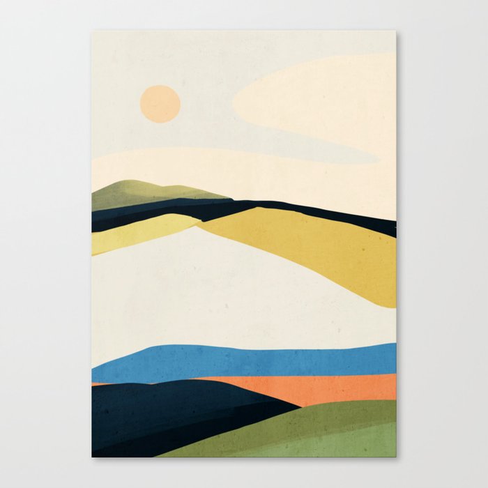 Abstract Art Landscape 55 Canvas Print