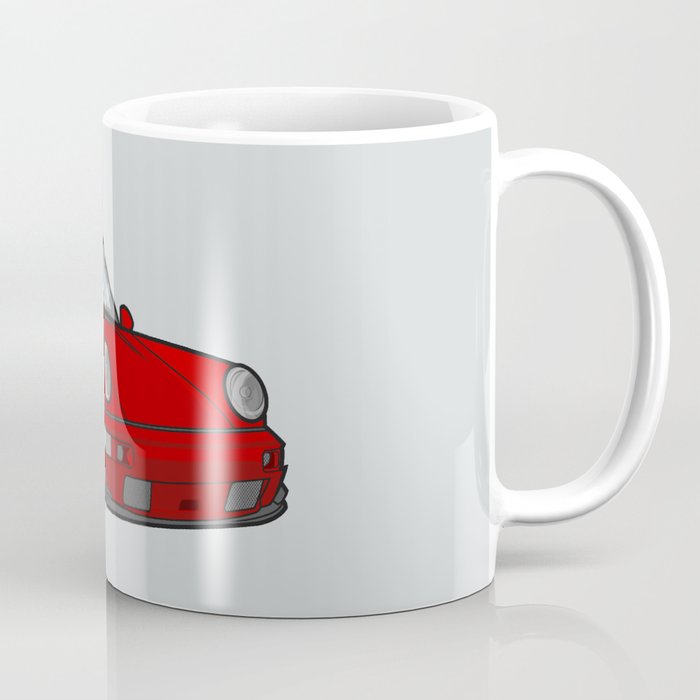 Cherry Red RWB Coffee Mug