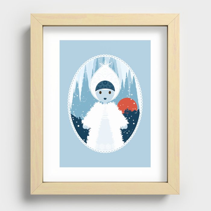 The Snow Queen Recessed Framed Print