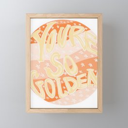 Golden Framed Mini Art Print