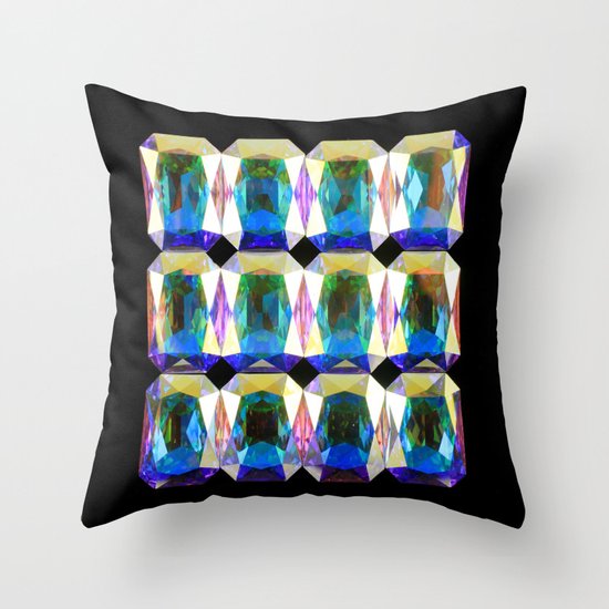 Aurora Full Blown Throw Pillow