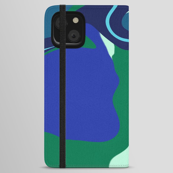 Abstract Expressionism #10 iPhone Wallet Case