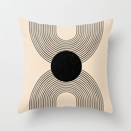 Bree - Mid Century Modern Abstract Art 10 Throw Pillow
