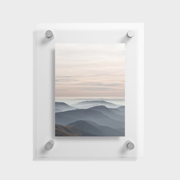 Mountain Sky View Floating Acrylic Print