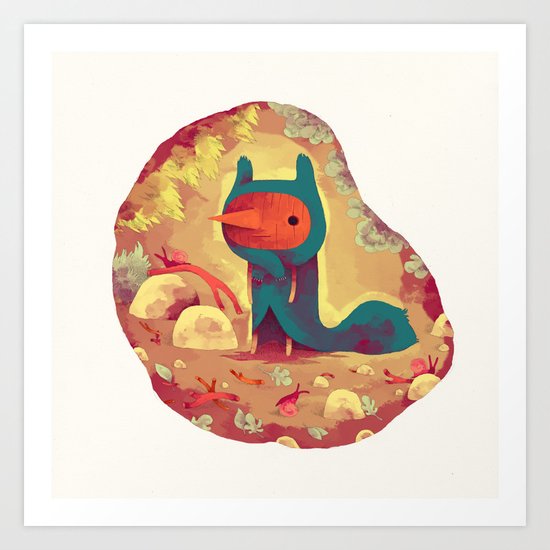 le frisé Art Print