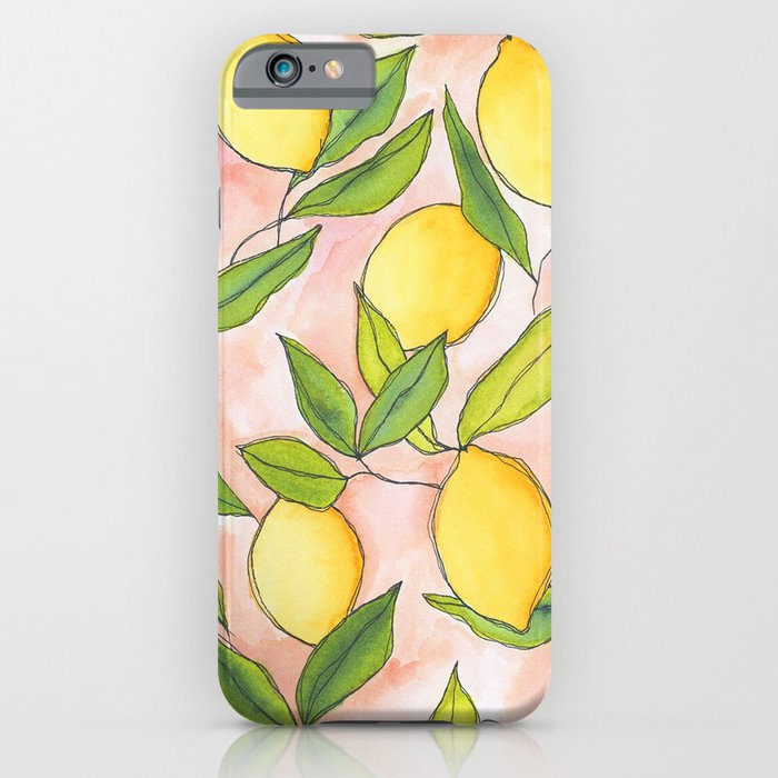 Lemon branches iPhone Case