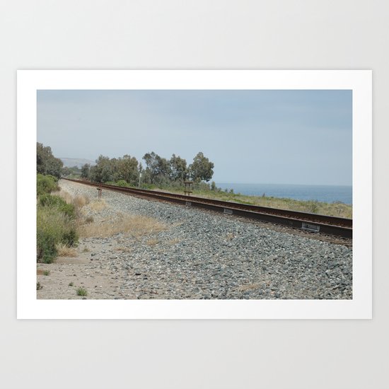 Tracks Art Print